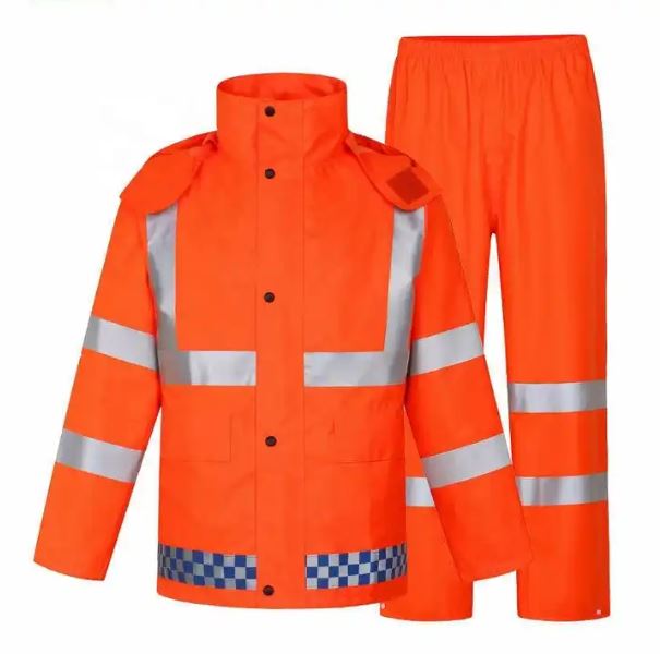 ENSEMBLE TENUE DE PLUIE ORANGE