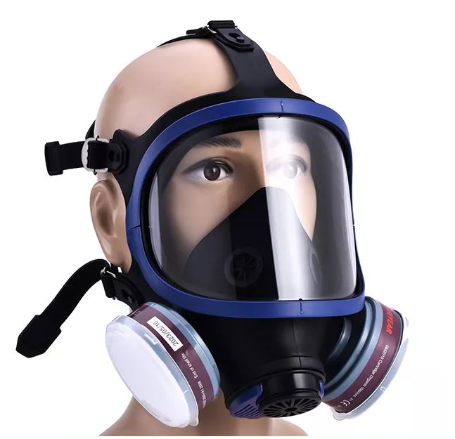 Respirateur de sécurité intégral anti-chimique GM8100