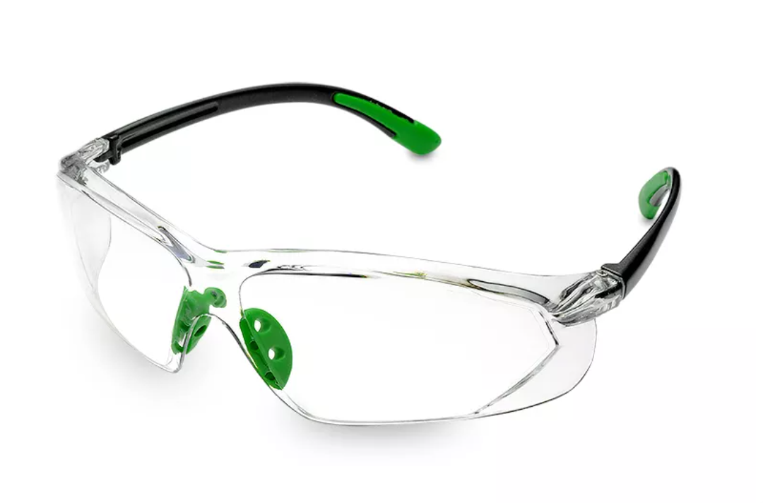 LUNETTES DE SECURITES CLAIRES SG003 VERT