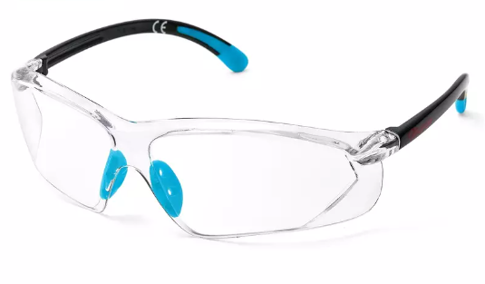 LUNETTES DE SECURITES CLAIRES SG003 BLEU